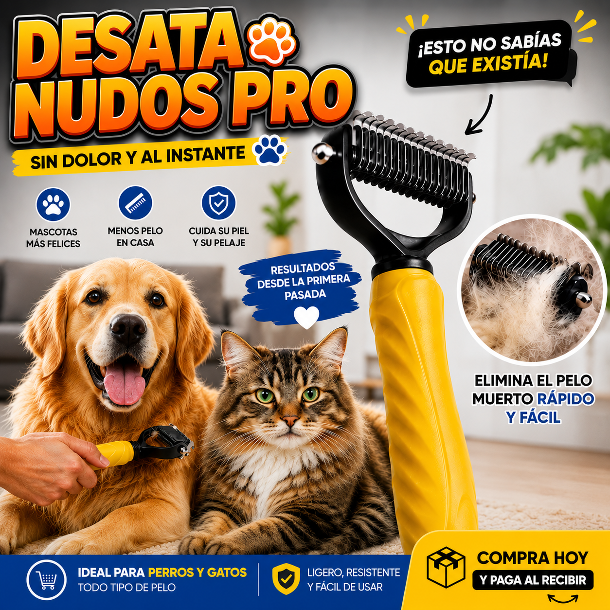 DESATA NUDOS PRO® - Pelaje Pefecto