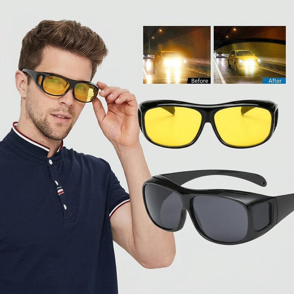 Lentes para Conducir HD Visión® | Día y Noche 🌞🌜