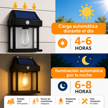 ¡OFERTA 2X1!  FOCO SOLAR CON SENSOR 💡 Iluminación gratis y sin cables ☀️.